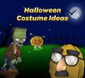 A Halloween ad with Franken-Zombie