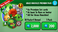 Steel Magnolia on the advertisement for the Grass Knuckles Premium Pack