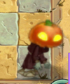 A yellow-eyed Pumpkin Zombie