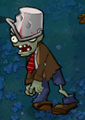 Buckethead Zombie's second degrade (after 740 damage per shot) at Night