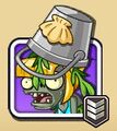 Bikini Buckethead's icon that appears when about to play a level including it at Level 3 (pre-2.0.0)