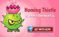 An advertisement for Valenbrainz - Homing Thistle