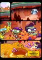 The comic strip that appears when the player plays The Great Cave Raid for the first time