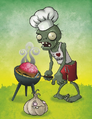 Barbecue Zombie in the Plants Vs. Zombies 2013 Calendar