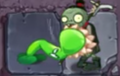 Venus Flytrap holding a zombie
