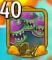 Three-Headed Chomper as the profile picture for a Rank 40 player