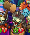 Whack-a-Zombie being played on Trapper Zombie