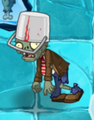 Buckethead Zombie in Frostbite Caves