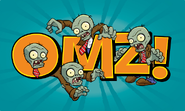 Several Zombies with the phrase "OMZ!" in the Plants vs. Zombies Style Guide