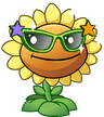 Sunflower (green shades with stars)