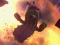 A Cactus gets obliterated by a ZPG explosion