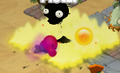 The explosion made by Gas Can Zombie