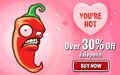 An advertisement for Valenbrainz featuring Jalapeno (notice the misspelling error)