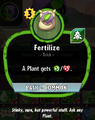 Fertilize's statistics
