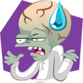 Official sticker from emojiTap & Plants vs. Zombies Stickers