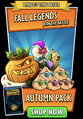 Haunted Pumpking in an advertisement for the Autumn Pack