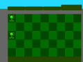 The progress of the game I did in 30 minutes, just two Peashooters chilling. The animation is a lot better in-game.