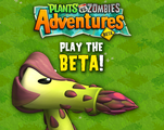 An advertisement on the Plants vs. Zombies Adventures Facebook page