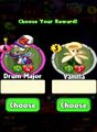 The player having the choice between Drum Major and Vanilla as the prize for completing a level before update 1.2.11