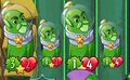 Four Captain Cucumbers on the field, note that two of them are enlarged due to a glitch