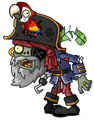 HD Pirate Captain Zombie