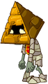 HD Pyramid-Head Zombie from the Plants vs. Zombies Twitter