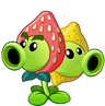 Split Pea (strawberry and lemon hats)