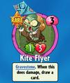 The player receiving Kite Flyer from a Premium Pack