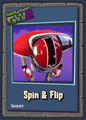 Classic "Spin and Flip" All-Star gesture
