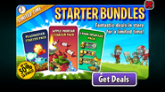 Fire Peashooter in an advertisement for the Starter Bundles