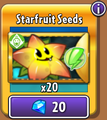 Starfruit's seeds in the store (Gold)