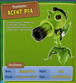Agent Pea's Stickerbook page
