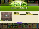 Spikerock being upgraded to Level 5