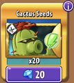 Cactus' seeds in the store (Gold)