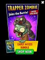 Trapper Zombie on the advertisement for the Early Access Bundle