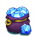 HD 50 gems icon in the store