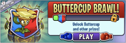 Buttercup in an advertisement for Buttercup Brawl! in Arena