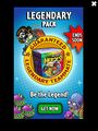 Three-Headed Chomper on the advertisement for the Legendary Pack