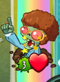 Power Flower attacking Disco Zombie