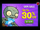 An advertisement for a gem sale