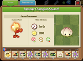 Fire Peashooter featured in the Summer Champion Season! prize map
