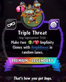 Triple Threat's statistics