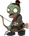 HD Archer Zombie ready for shooting