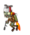 HD Buckethead Pilot Zombie
