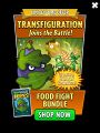 An advertisement for the Food Fight Bundle Pack, featuring Transfiguration